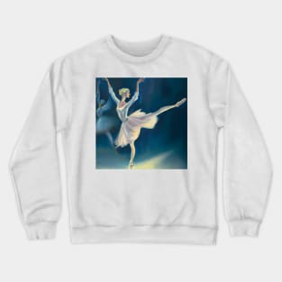 Ballerina Dancing stage Painting Crewneck Sweatshirt